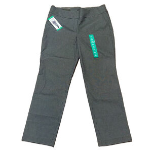 NWT Hilary Radley Ladies Pants Sz:XL Built In Tummy Control Panel Black 29inseam